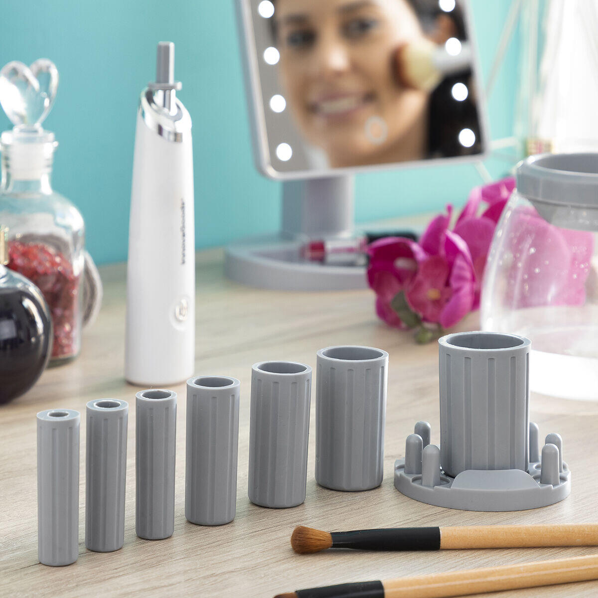 Limpador e Secador Automático de Brochas de Maquiagem Maklin