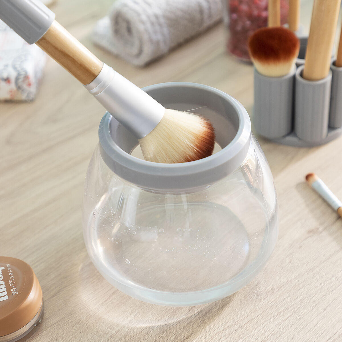 Limpador e Secador Automático de Brochas de Maquiagem Maklin