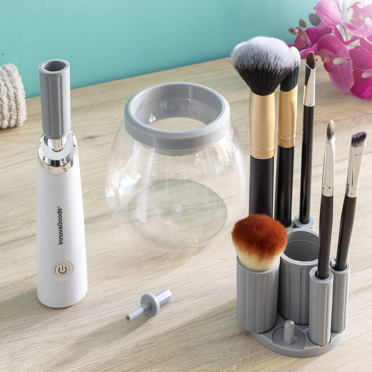 Limpador e Secador Automático de Brochas de Maquiagem Maklin