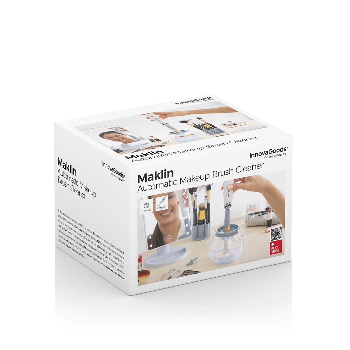 Limpador e Secador Automático de Brochas de Maquiagem Maklin