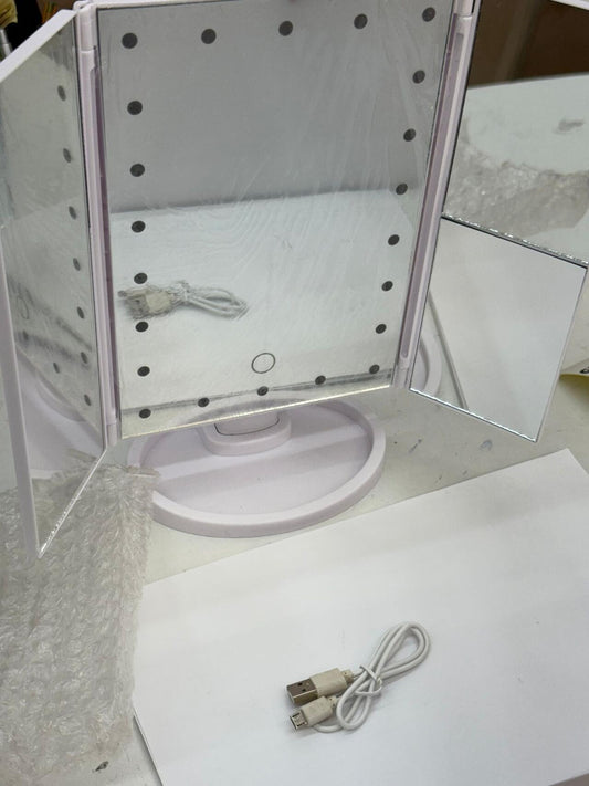 Espejo maquillaje con led