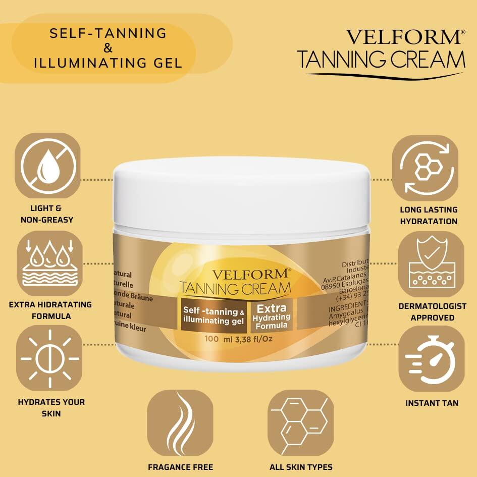 Auto Bronzeador Corporal Instantâneo