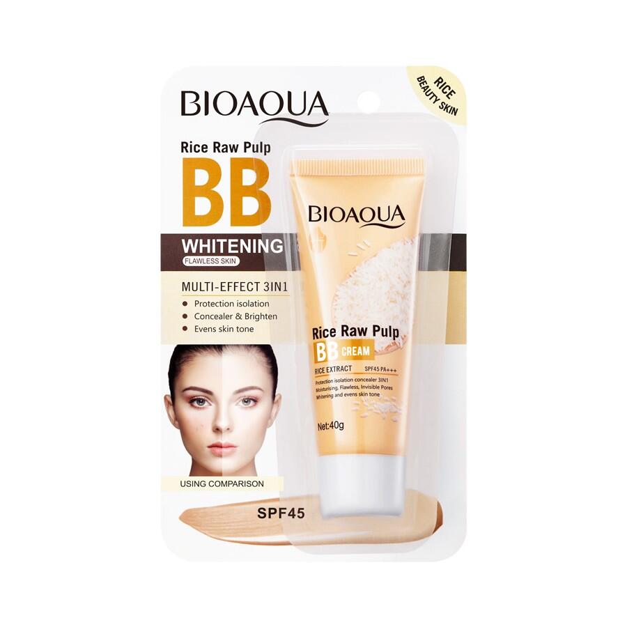 Maquillaje Corrector Iluminador BB SPF45 con Extracto de Arroz (40g)